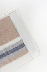 Blended Border Stripe Shawl SH-24-033